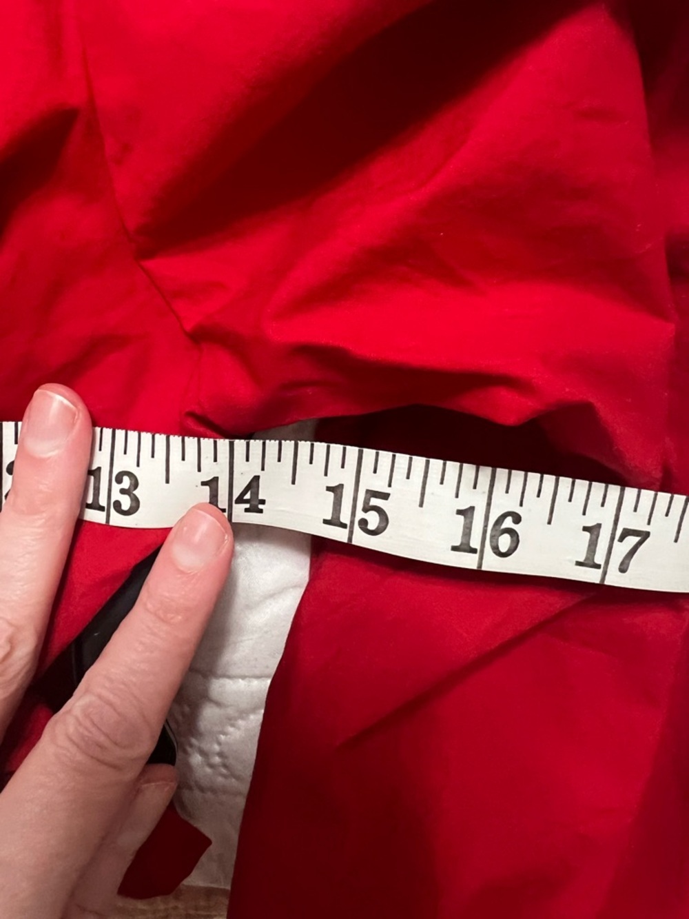 Anthropologie Maeve Poplin Bow-Front
Blouse Small Red - Picture 5 of 13
